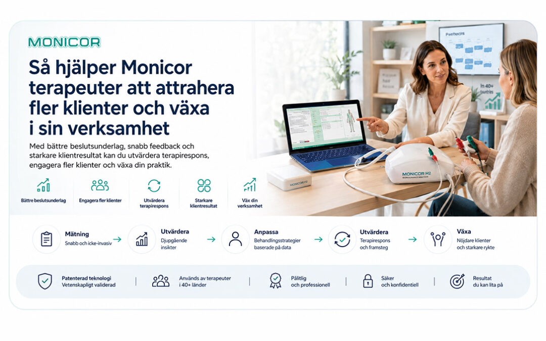 Monicor med en terapeut